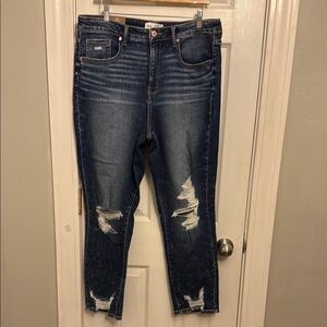 BKE Denim ELLIE High Rise Distressed Jeans